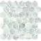 Andova Tiles SAMPLE Sculpt 2 x 2 Glass Honeycomb Mosaic Wall  Floor Tile SAM-ANDSCU546 - alternate 1
